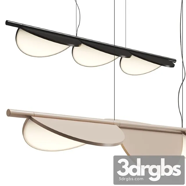 Flos Almendra S3 Linear Pendant Lamp 3D Model Download Flos Almendra S3 Linear Pendant Lamp 3D Model Download