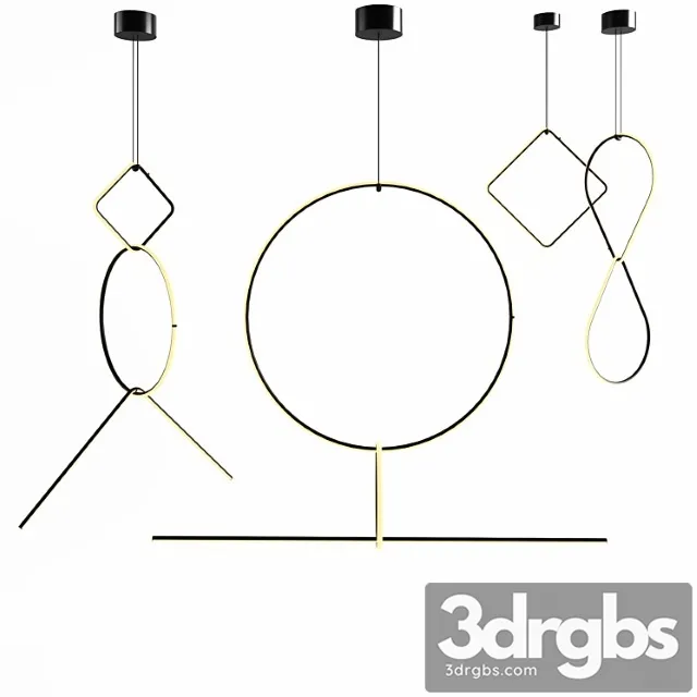 Flos arrangements 3D Model Download Flos arrangements 3D Model Download