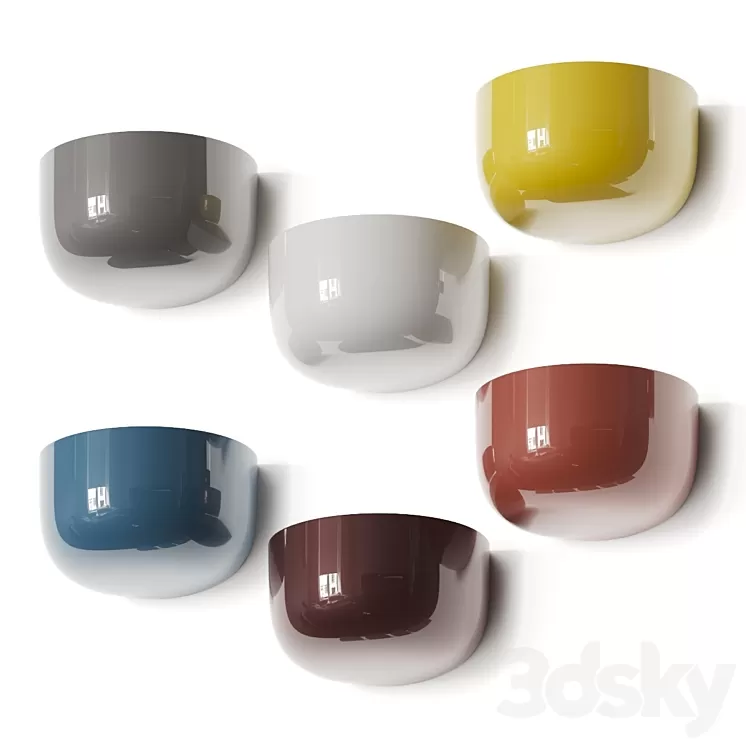 Flos Bellhop Wall Up Lamp 3D Model Free Download