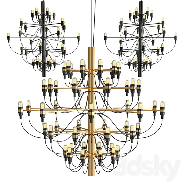 Flos chandelier 3D Model
