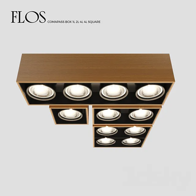 Flos Compass Box set 3D Model