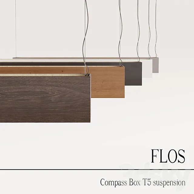 Flos Compass Box T5 SUS 3DModel