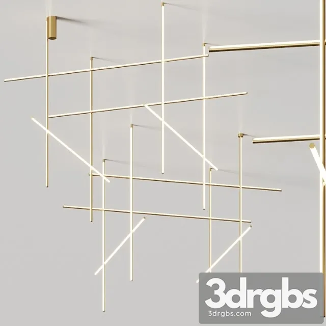 Flos coordinates module c ceiling lamp 3D Model Download