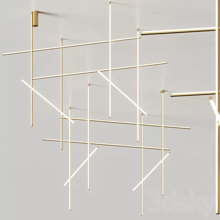 Flos Coordinates Module C Ceiling Lamp 3D Model