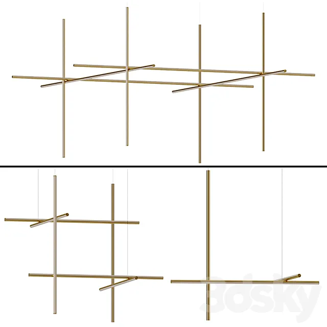 Flos Coordinates Suspension Collection 3D Model Flos Coordinates Suspension Collection 3D Model