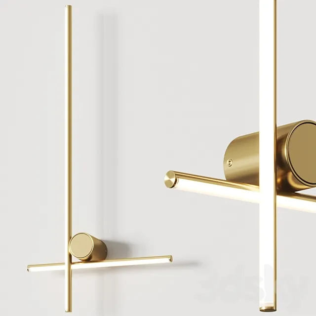 Flos Coordinates W2 Wall Lamp 3D Model Flos Coordinates W2 Wall Lamp 3D Model