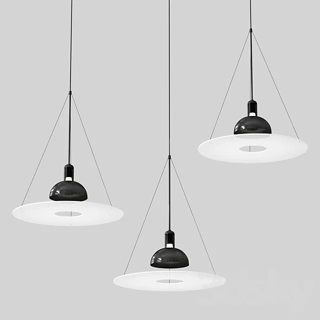 Flos FRISBI Direct light pendant lamp 3DModel