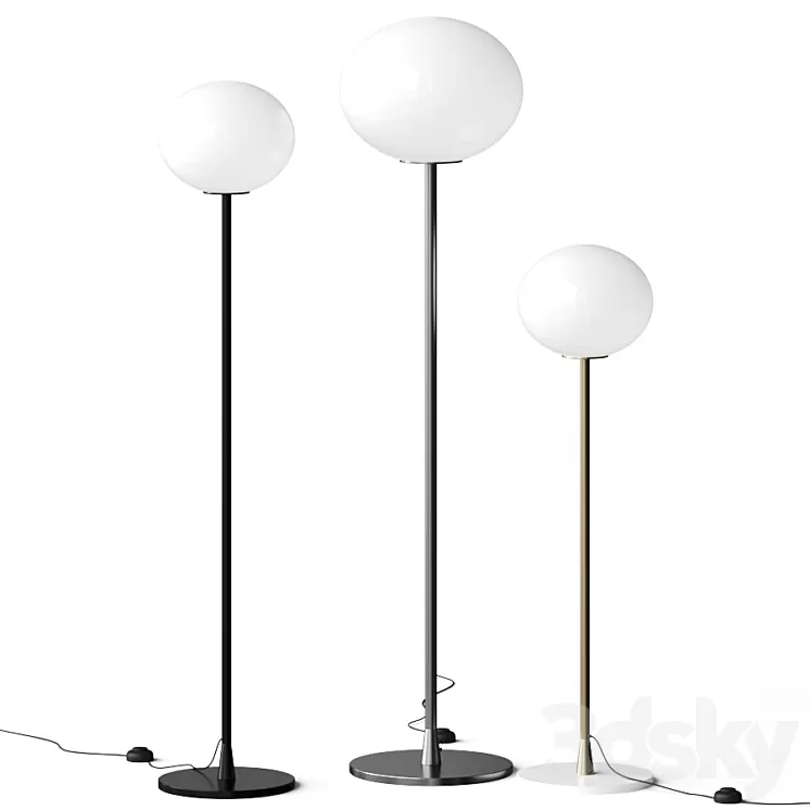 Flos Glo-Ball Floor Lamp 3D Model