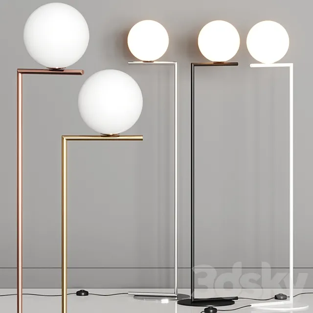 Flos Ic Lights F1 Floor Lamp 3DModel