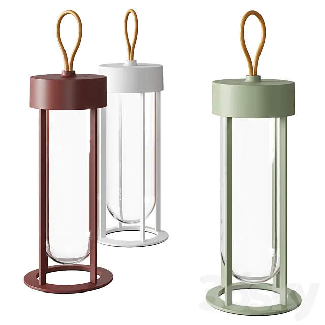 Flos In Vitro Unplugged 3D Model Flos In Vitro Unplugged 3D Model