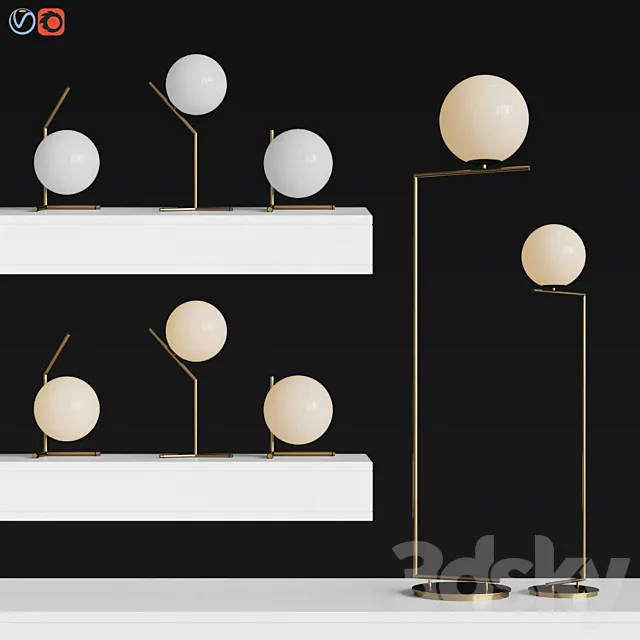 Flos Light Set – Set 1 3D Model
