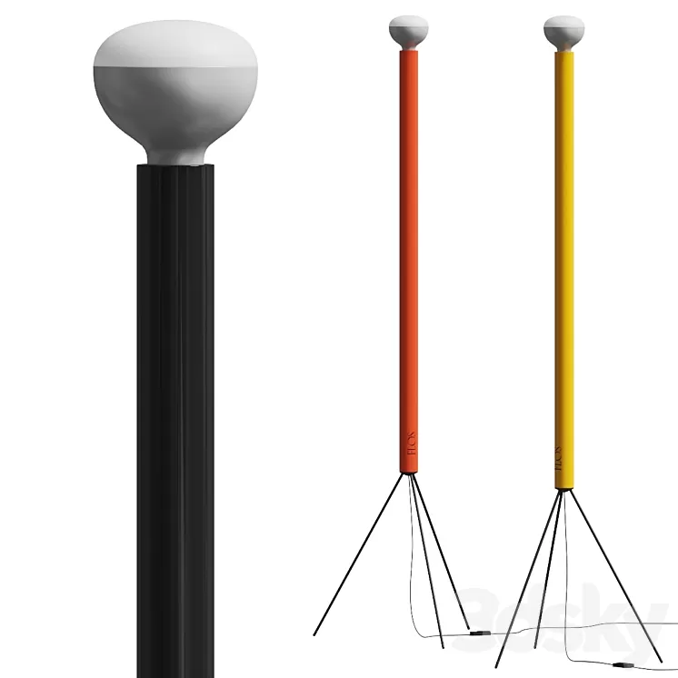 Flos Luminator Floor Lamp 3D Model