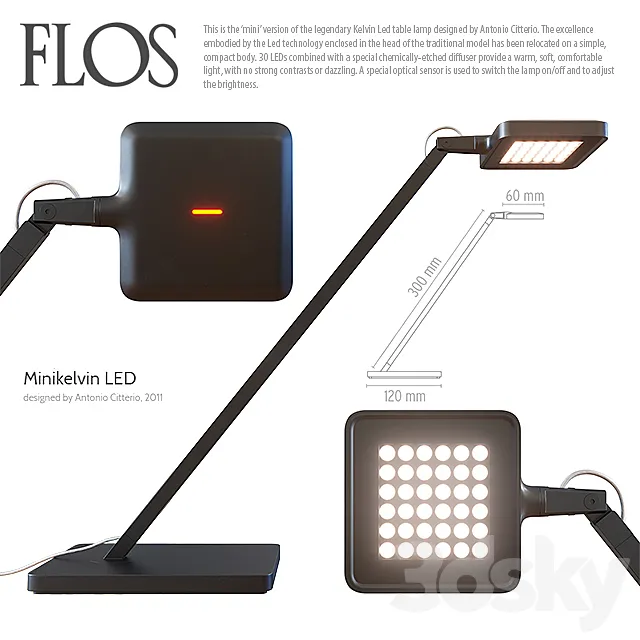 Flos Minikelvin LED 3DModel Flos Minikelvin LED 3DModel