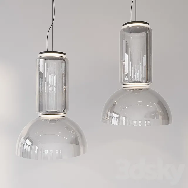 FLOS Noctambule Cone and Bowl 3D Model