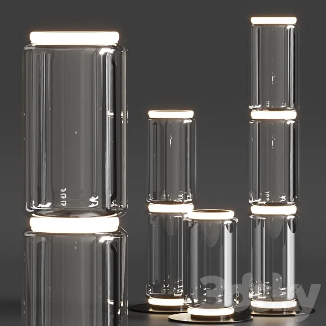 Flos Noctambule Floor Lamps 3D Model