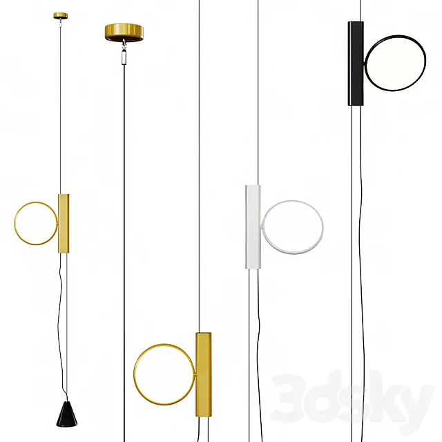 Flos OK by Konstantin Grcic 3D Model Flos OK by Konstantin Grcic 3D Model