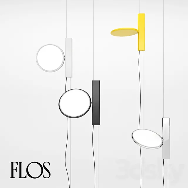 Flos OK Lamp 3D Model Flos OK Lamp 3D Model