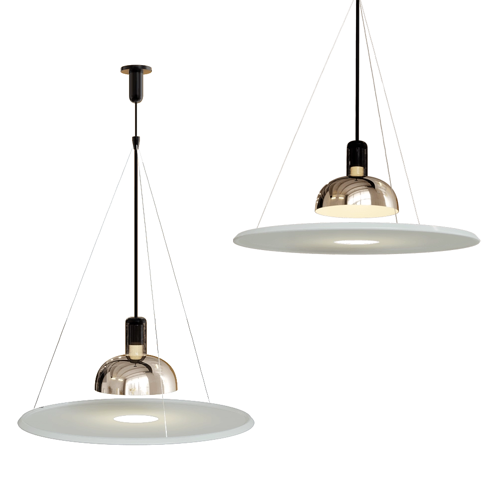 FLOS – Pendant lamp Frisbi 3D Model FLOS – Pendant lamp Frisbi 3D Model