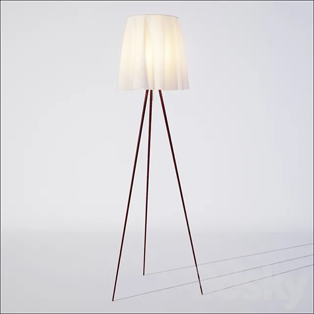 flos rosy angelis floor lamp 3D Model flos rosy angelis floor lamp 3D Model