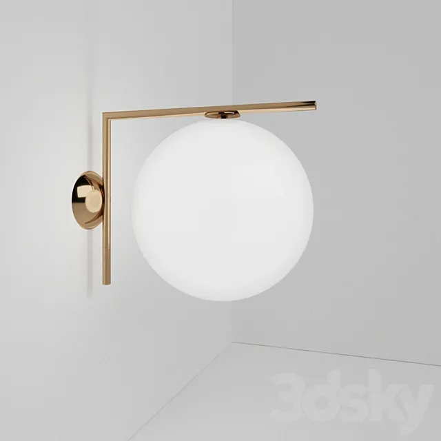 Flos Wall Light 3D Model Flos Wall Light 3D Model