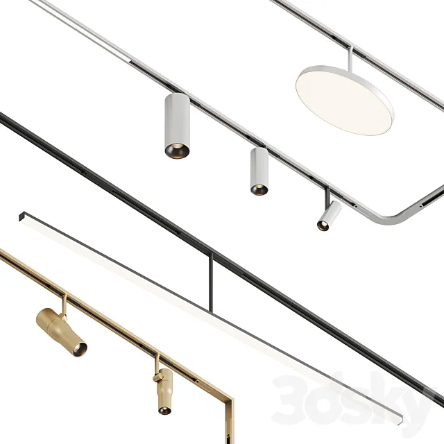 Flos zero track pro 3D Model