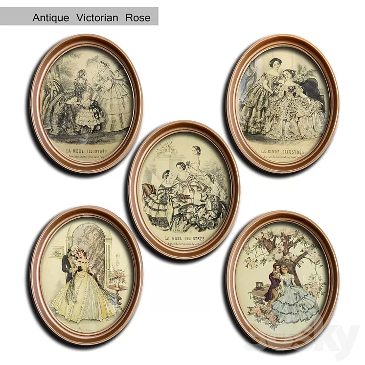 Flossys Treasures – Antique Victorian 3D Model