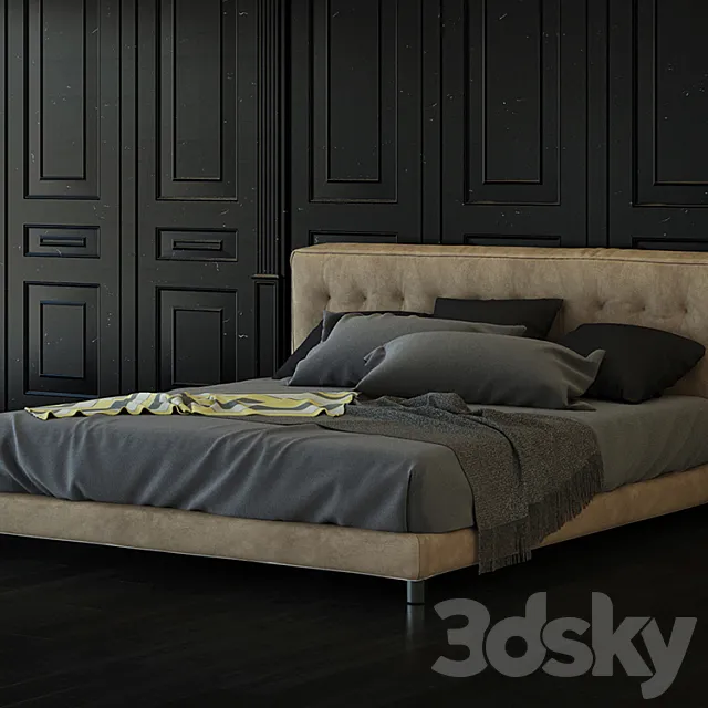 FLOU Doze bed 3DModel FLOU Doze bed 3DModel