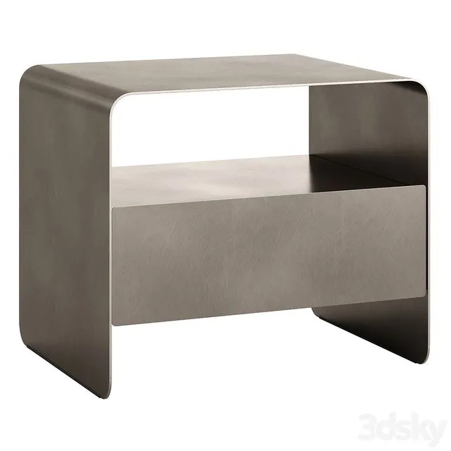 Flou Foglio 2021 Bedside Table 3D Model