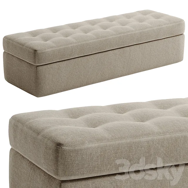 Flou Iko Bench 3D Model Flou Iko Bench 3D Model