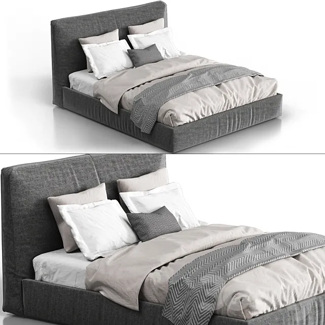 Flou MyPlace Bed 3D Model Flou MyPlace Bed 3D Model