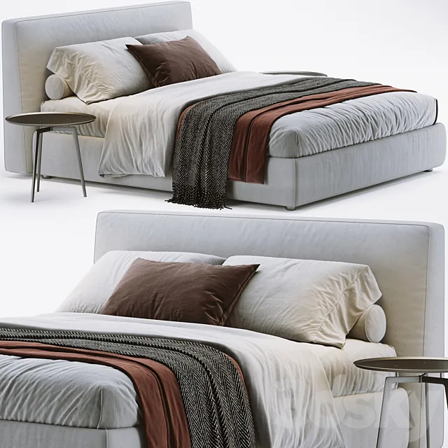 Flou MyPlace Bed 3DModel Flou MyPlace Bed 3DModel