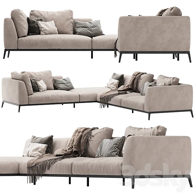 Flou OLIVER COMPOSITION F 3D Model Flou OLIVER COMPOSITION F 3D Model