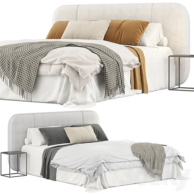 Flou olivier bed 3D Model Flou olivier bed 3D Model