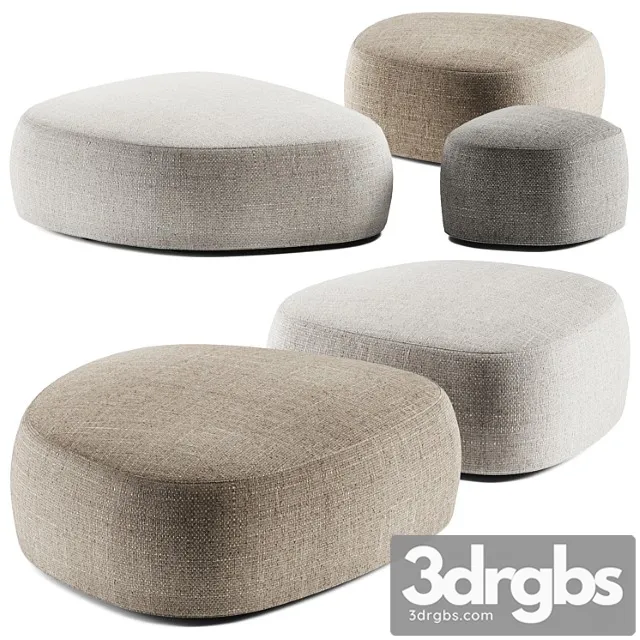 Flou pierre garden poufs Flou pierre garden poufs