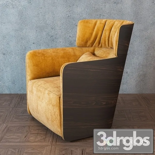 Flou Softwing Armchair 3D Model Download