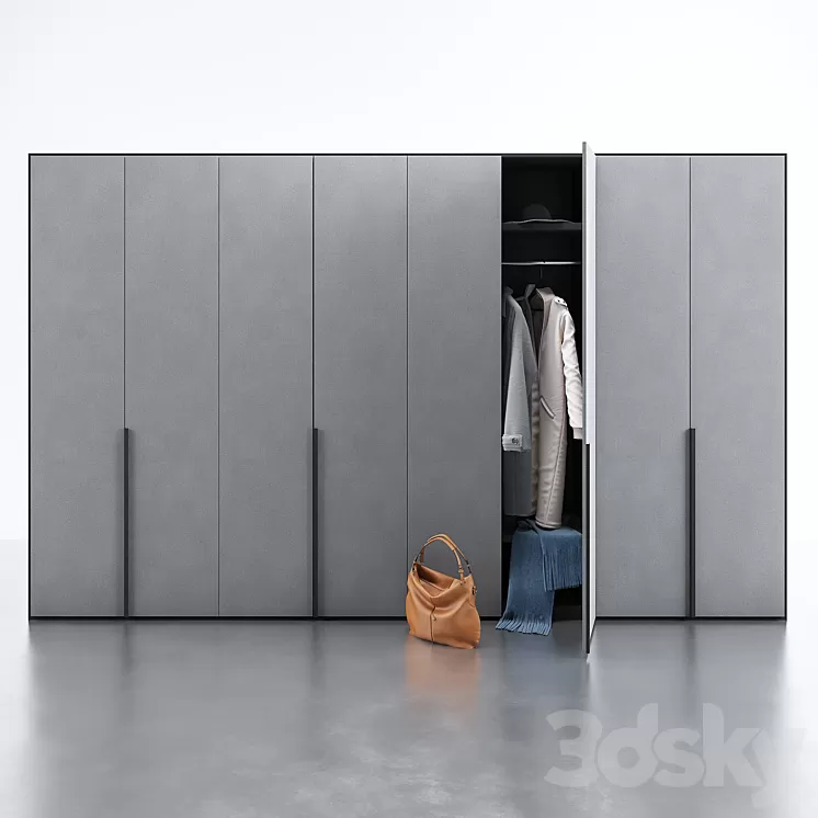 Flou wardrobe 3D Model