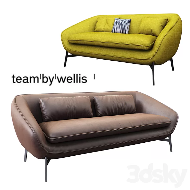 FLOW SOFA 3D Model FLOW SOFA 3D Model