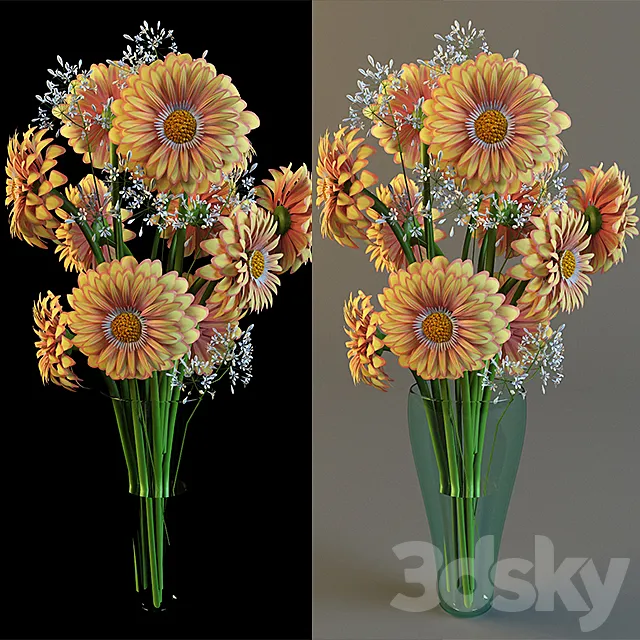 Flower 3D Model Flower 3D Model