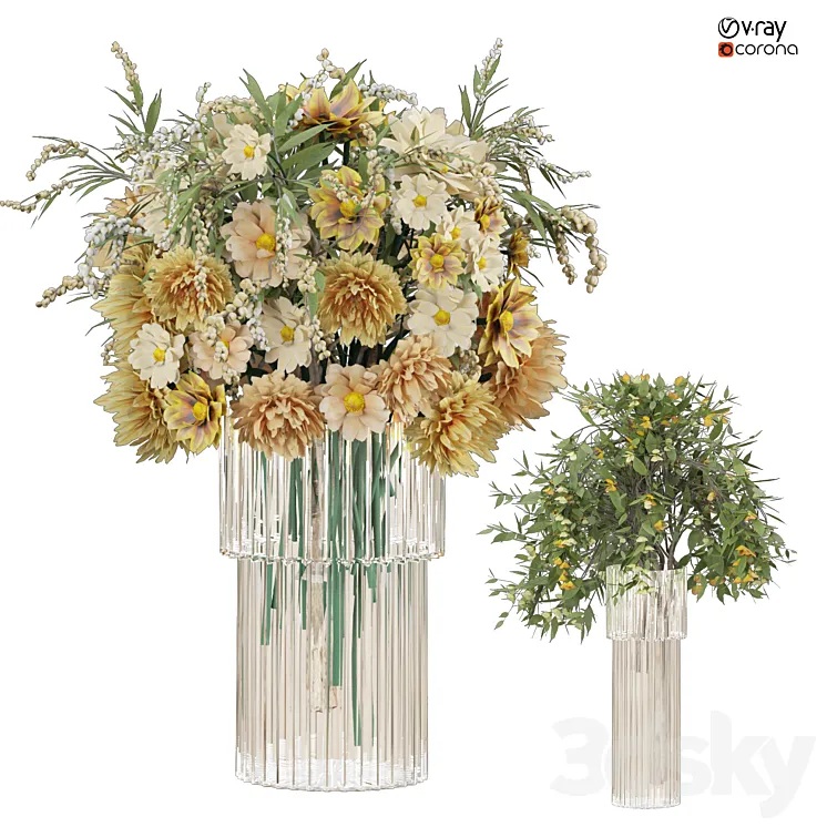 flower 47 3D Model Free Download