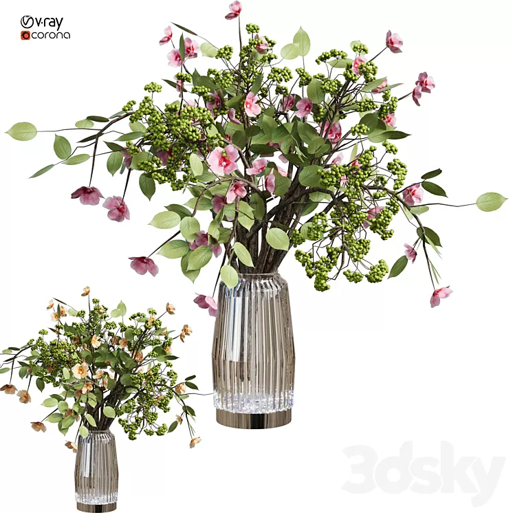 flower 84 3D Model Free Download