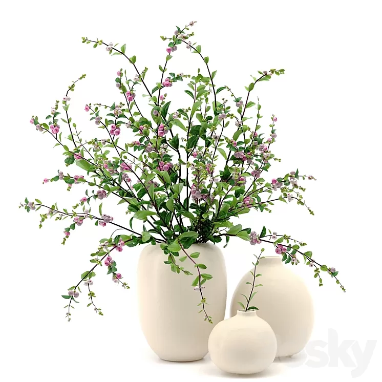 Flower arrangement_002 3D Model Free Download