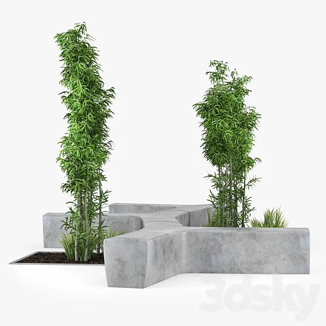 Flower bamboo TWIG 3D Model Flower bamboo TWIG 3D Model