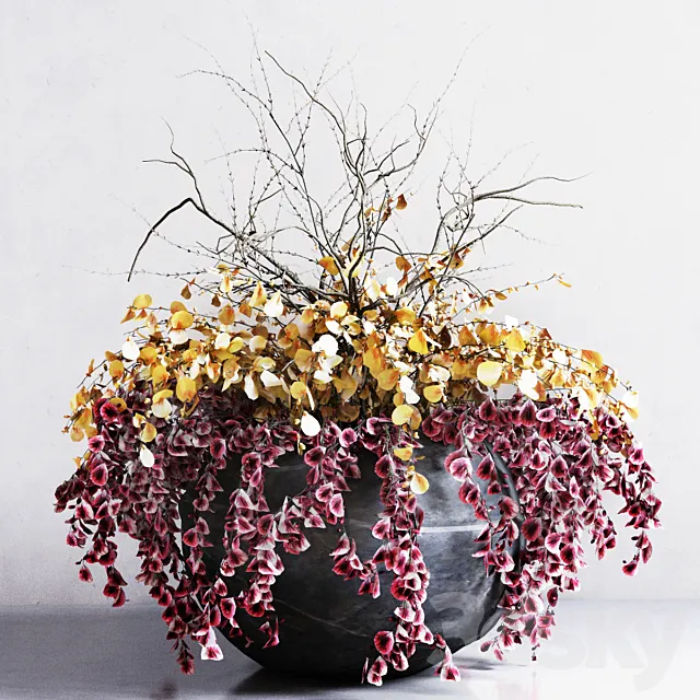 Flower Bed 3DModel Flower Bed 3DModel