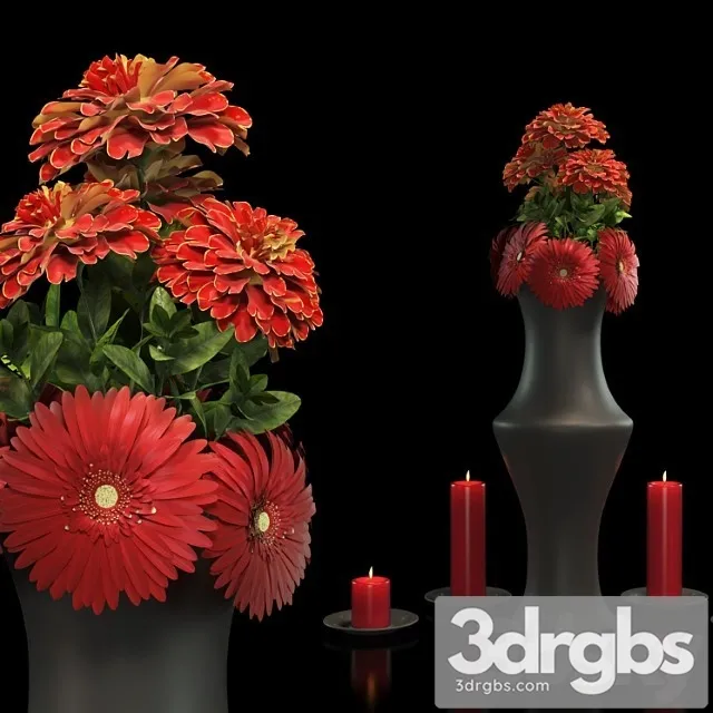 Flower Bouquet Red 3D Model Download Flower Bouquet Red 3D Model Download