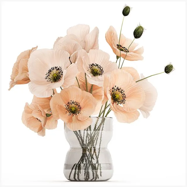 Flower bouquet. Set 463 3D Model