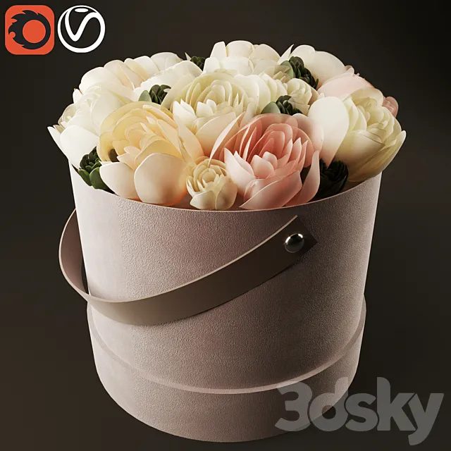FLOWER BOX 3DModel FLOWER BOX 3DModel