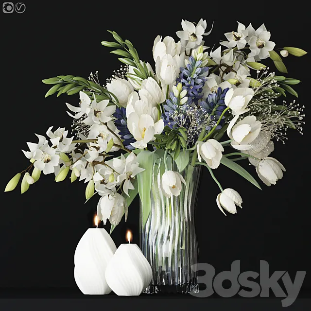 Flower composition – 03 3D Model