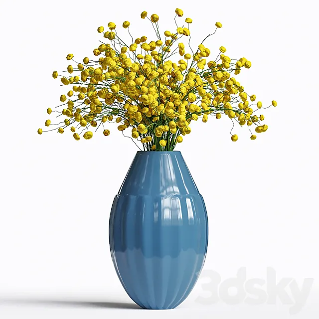 flower for decoration 3D Model flower for decoration 3D Model