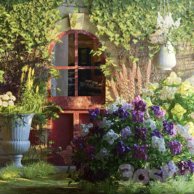 Flower House Near The House 3dmodel - 3dsky