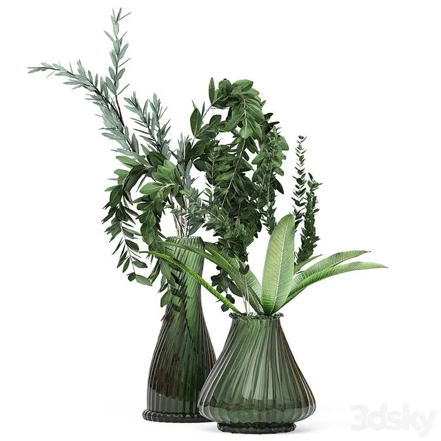 Flower Pack 206C 3D Model Flower Pack 206C 3D Model